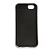 SOSAM iphone 6 plus Lanyard Necklace Case Dual Color TPU Shockproof Protective Bumper Case Shell With Lanyard with Adjustable Detachable Neck Lanyard for IPhone 6 plus (5.5-inch) Retail Packaging (Black)