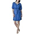 Merona&reg; Notch Collar Split-Neck Dress - Blue