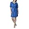 Merona&reg; Notch Collar Split-Neck Dress - Blue