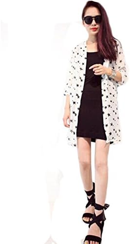 Only Faith Women Summer Summer UV Protection Supersize Cardigan Quick Dry Jacket (XXL(chest: 42.52"), white)