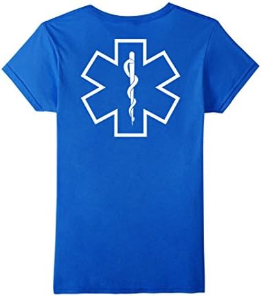 EMT Shirt - Front & Back Design - Female XL - Royal Blue