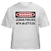 Warning: German Pinscher with an attitude Youth T-Shirt (for Kids) Various Colors Available