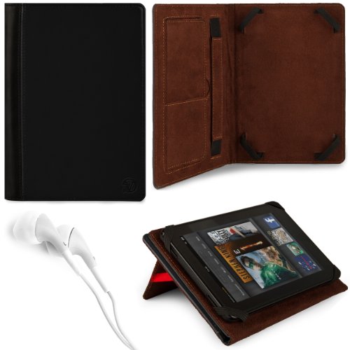 Scurvy VG Mary Edition Faux Leather Contain Case w/ Pull Out Kickstand for Acer / Asus / Lenovo/ Dell / Kocaso / iView / Supersonic / Hyundai / Samsung / Archos / Arnova / Coby / Velocity / Viewsonic / Motorola / Toshiba / Le Pan / Skytex / Fujitsu / Sony