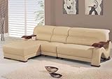 GL-2033-SEC-3 Modern 3Pc Leather Sectional Sofa