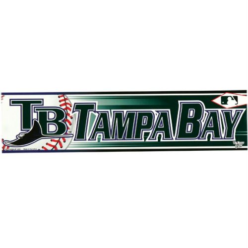 Tampa Bay Devil Rays - Logo & Name Bumper Sticker MLB Pro Baseball