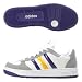 adidas Men's BTB Low NBA Lakers Basketball Shoe,White/Regal Purple,7 M