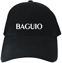 CAPS BLACK EMBROIDERY " BAGUIO SIMPLE WORD " PHILIPPINES