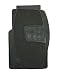 Auto Expressions Tite Grip Grey Carpet and Rubber Combo Universal-Fit Floor Mats - Set of 2 Front Mats