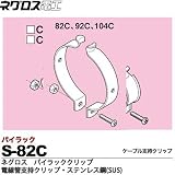 【ネグロス電工】パイラッククリップ　電線管支持クリップ ステンレス鋼(SUS) 販売単位：１個 S-82C