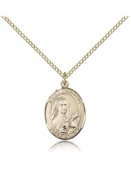 Gold Filled St. Therese of Lisieux Pendant