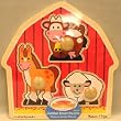 Melissa & Doug LCI2054 BARNYARD ANIMALS JUMBO KNOB PUZZLE
