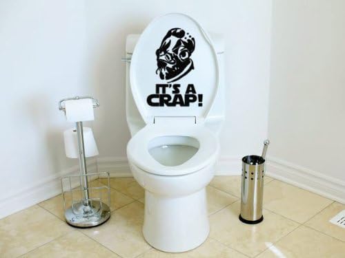 Star Wars Inspired It's A Crap Toilet Decal Admiral Ackbar It's a Trap