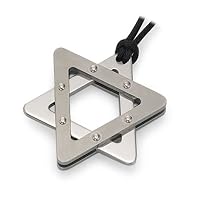 Stainless Steel Star of David Pendant
