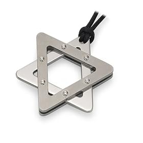 http://religiousjewelry.wordpress.com - Stainless Steel Star of David Pendant