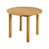 Ecr4kids 30" Round Wood Table With 22" legs