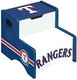 Product details for Guidecraft G11207 Texas Rangers Storage Step-Up Stool