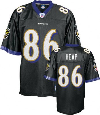 Youth Medium (10-12) NFL Baltimore Ravens Todd Heap # 86 Throwback Football Jersey