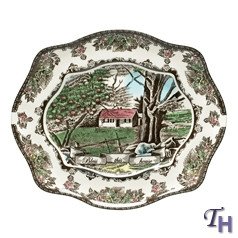 Johnson Brothers Friendly Village Bless This House Bread Tray, 12-Inch