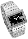 Gucci 100 Silver/Black G Women's Watch YA100505