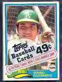 Lot of 5 Topps Baseball Cello Packs 1981, 1982, 1983, 1984, 1985 140 Unsearched Cards
