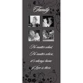 Family Vertical 4-Photo Collage Frame - Gray (3.5x3.5")