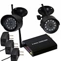 VideoSecu 2.4 GHz Wireless Security Camera Set Night Vision with Audio Microphone for CCTV DVR Home Surveillance System WAH