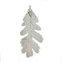 925 Silver Large Lacey Oak Leaf Pendant.