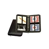 Royce Leather Zip Around Poker Case