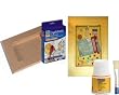 Pebeo / Gedeo Treasured Memories Frame Set - Crystal Resin 300ml kit, a frame (30cm x 24cm), 45ml Deco Gold Paint, No8 Bristle Brush