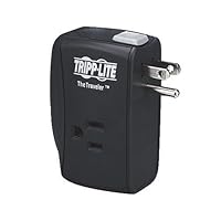 Tripp Lite TRAVELER Protect It Surge Protector/Suppressor 2 outlets (2 Transformers) For Laptop Use, Direct Plug-In 1050 Joules