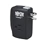 Tripp Lite TRAVELER Protect It! Surge Protector/Suppressor 2 outlets (2 Transformers) For Laptop Use, Direct Plug-In 1050 Joules