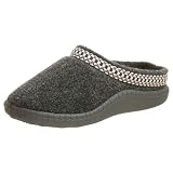  : Slippers International Women's Wool Blend Clog Slipper,Charcoal,5 Má