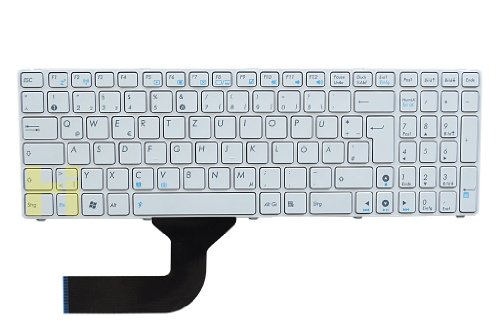 Tastatur, deutsch (GR) - weiß