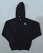 EARTHLIEN - Logo - Black Light Weight Zip Up Hoodie