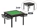 UTEX 2 in 1 Kids Construction Play Table with Storage Drawers and Built in Plate (Espresso with Grey Drwaer)