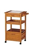 木製キッチンワゴン KW-TB02(BR)