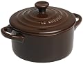 Le Creuset Stoneware Petite Casserole, Dark Chestnut