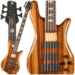 Spector ReBop5DLX EX Zebra Top 5-String Bass Guitar