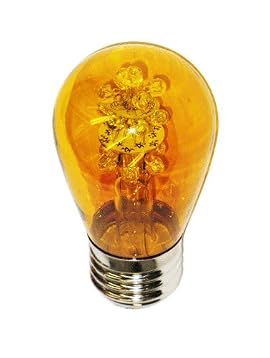 2 Watt LED S14 Yellow Lamp