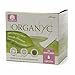 ORGANYC Hypoallergenic 100% Organic Cotton Panty Liners, 24-count Boxes (Pack of 2)