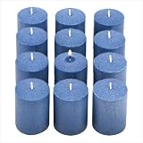 Set Of 12 Midnight Garden Fragrance Votive Wax Candles
