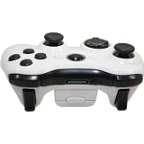 White with Black Out Kit - XBOX 360 Controller Shell Kit - Glossy