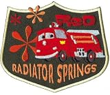 Disney PIXAR Cars Movie - Red Fire Truck Engine Patch