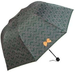 Kerchair Fashion Bow and Heart Umbrella (emerald)