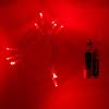 Battery Fairy Lights 10 Red LED bulbs - Static
