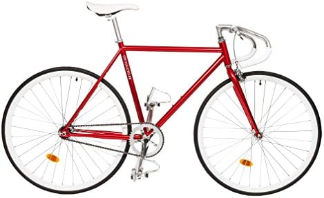 Critical Cycles Classic Fixed-Gear Single-Speed Bike with Pista Drop Bars