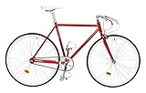 Critical Cycles Classic Fixed-Gear Single-Speed Bike with Pista Drop Bars