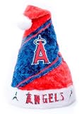 Los Angeles Angels MLB Colorblock Himo Plush Santa Hat