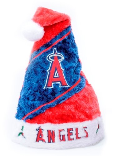 Los Angeles Angels MLB Colorblock Himo Plush Santa Hat