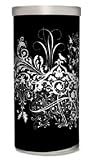  : Skeem Design - Cypress Bark Silk-Screened Glass Lantern, 240 hrs